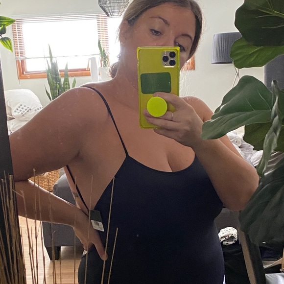 NWT Victorias Secret Swim One Piece Black bathing suit with sexy back detailing - Picture 8 of 8